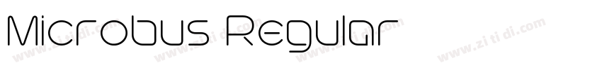 Microbus Regular字体转换